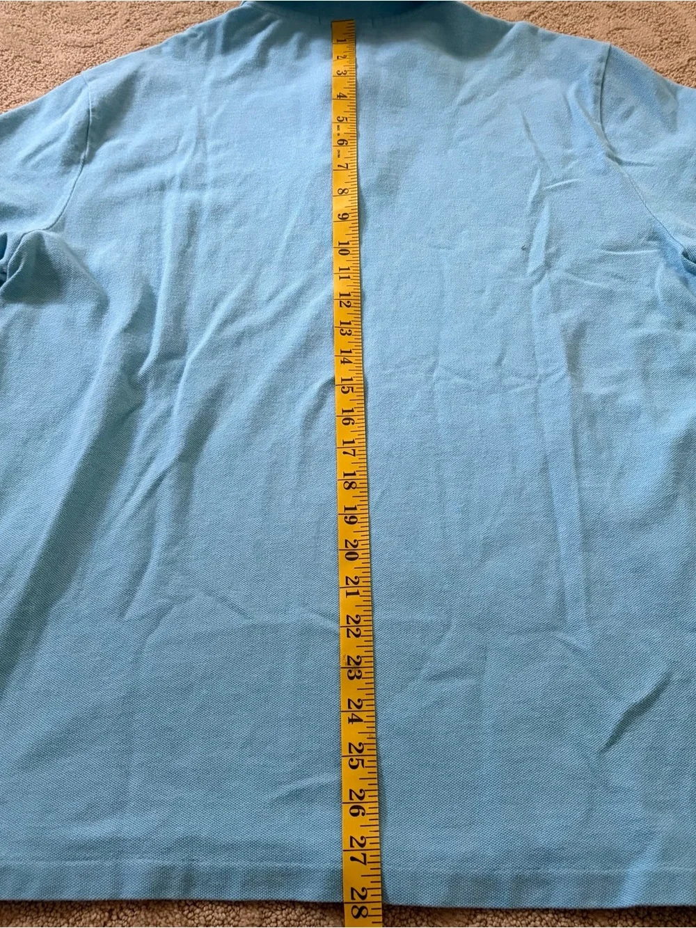 Polo by Ralph Lauren Light Blue Polo with Yellow Pony